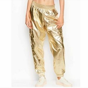 Victoria's Secret Sport Jogging Pants Large Gold